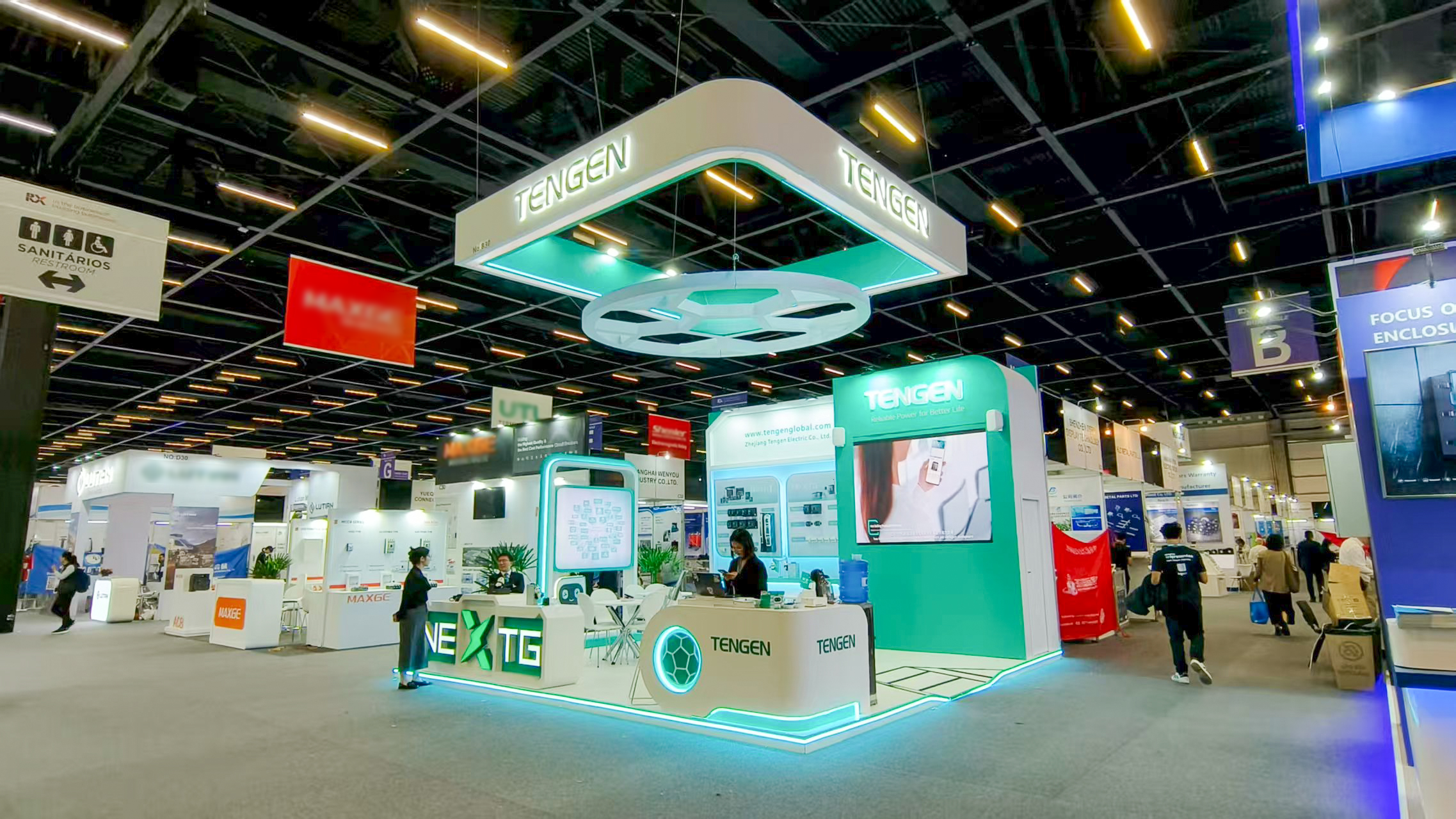 闪耀拉美丨九州酷游亮相FIEE巴西国际电力展